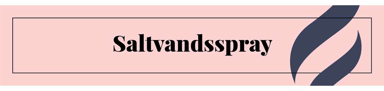 Saltvandsspray