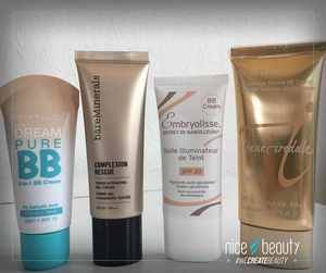 Test einer BB cream