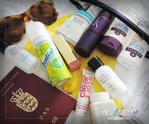 Skønhedsprodukter i håndbagagen. Hvordan?