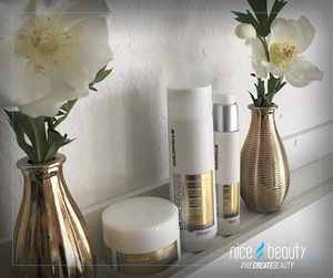 Pashmina-Seide im Haar