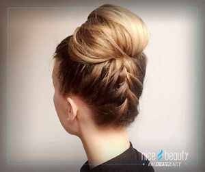 Sød håropsætning med flet