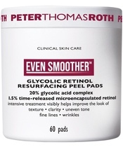 Peter Thomas Roth Even Smoother Glycolic Retinol Resurfacing Peel Pads 60 Pieces