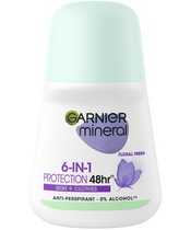 Garnier Mineral 6-in-1 Protection 48H Deo Roll-On 50 ml