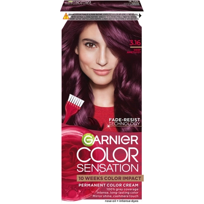 Garnier Color Sensation Permanent Color Cream - 3.16 Deep Amethyst