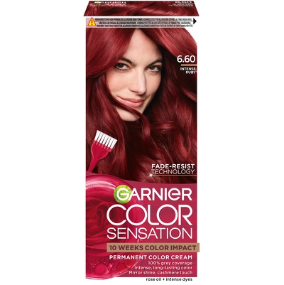 Garnier Color Sensation Permanent Color Cream - 6.60 Intense Ruby