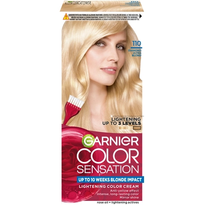 Garnier Color Sensation Lightening Permanent Color Cream - 110 Diamond Ultra Blond