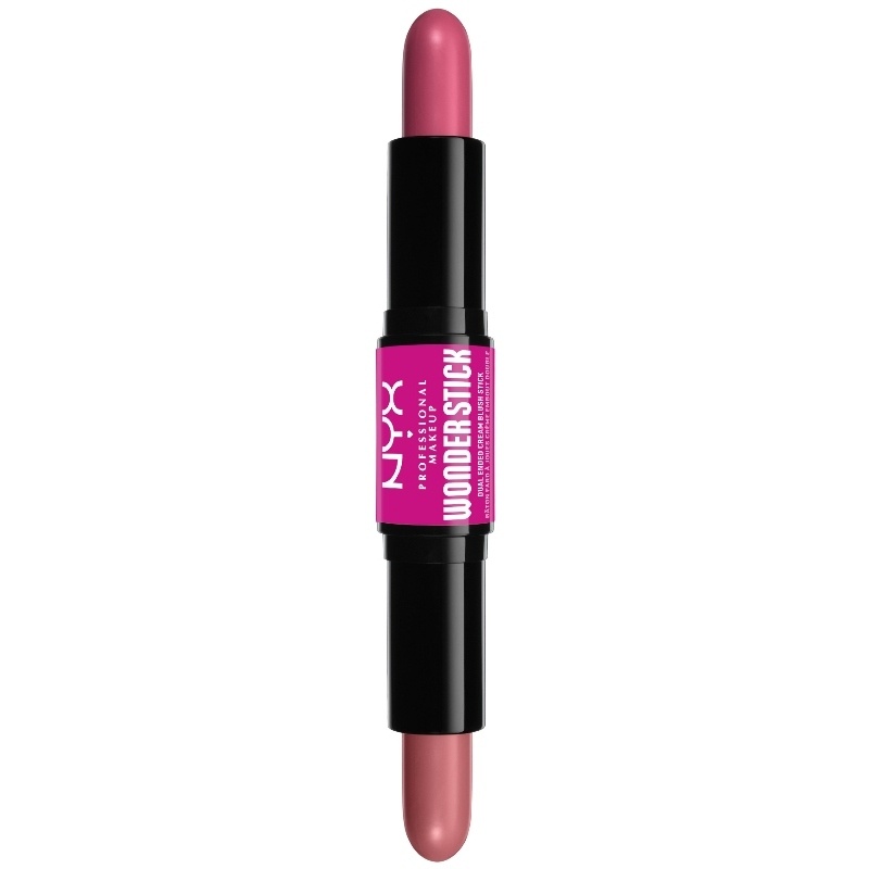 NYX Prof. Makeup Wonder Stick Dual-Ended Cream Blush Stick 8 gr. - 01 Light Peach + Baby Pink