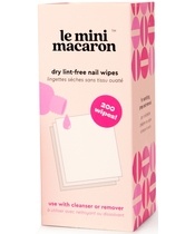 Le Mini Macaron Dry Lint-Free Nail Wipes 200 Pieces