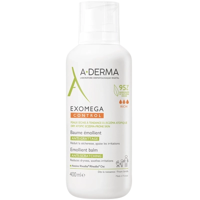 A-DERMA Exomega Control Emollient Balm 400 ml