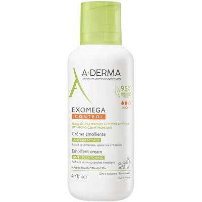A-DERMA Exomega Control Emollient Cream 400 ml