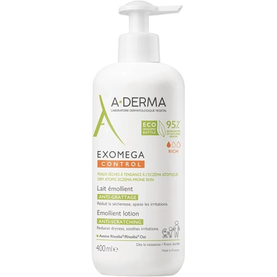 A-DERMA Exomega Control Emollient Lotion 400 ml