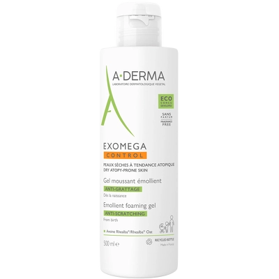 A-DERMA Exomega Control Foaming Gel 500 ml