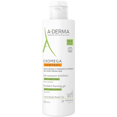 A-DERMA Exomega Control Foaming Gel 500 ml
