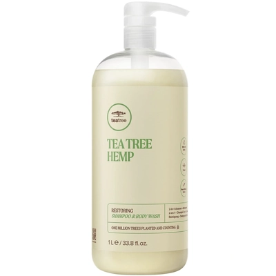 Paul Mitchell Tea Tree Hemp Restoring Shampoo & Body Wash 1000 ml
