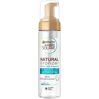 Garnier Ambre Solaire Natural Bronzer Self Tan Mousse 200 ml