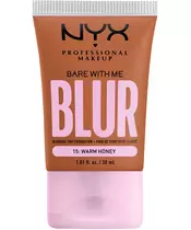 NYX Prof. Makeup Bare With Me Blur Tint Foundation 30 ml - 15 Warm Honey