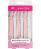 Brushworks Angled Dermaplaners 6 Pack