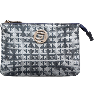 Gillian Jones Cosmetics Bag - Santorini Print 10027-13