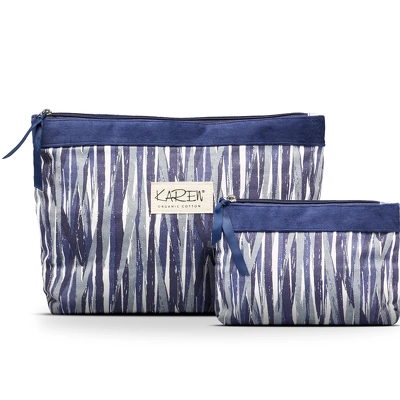 Karen Cosmetic Bag 2 Pcs - Santorini Print 10781-131