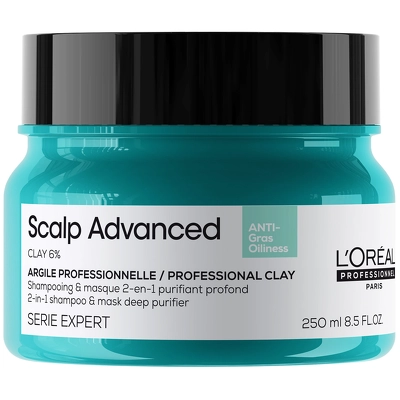 L'Oréal Professionnel Scalp Advanced Anti-Oiliness 2-In-1 Deep Purifyer Clay 250 ml