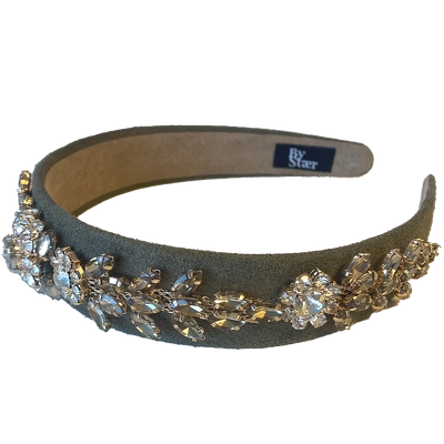 By Stær VITA Hairband - Army With Stone