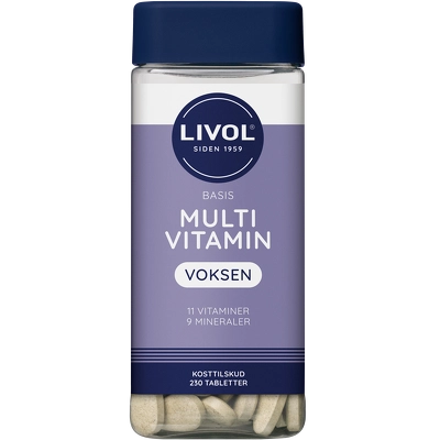 Livol Multivitamin Voksen Basis 230 Pieces