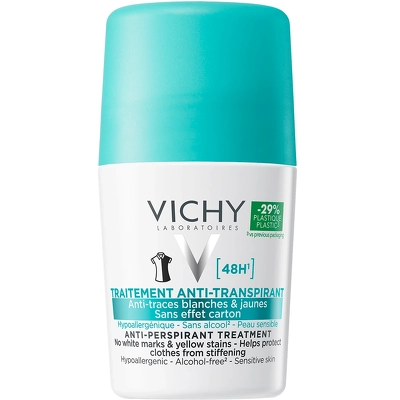 Vichy Anti-Stain Antiperspirant Deodorant Roll-On 48H 50 ml