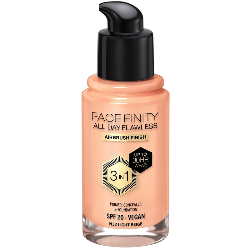 Max Factor Facefinity Flawless 3-In-1 Foundation Restage 30 ML - Light Beige N32