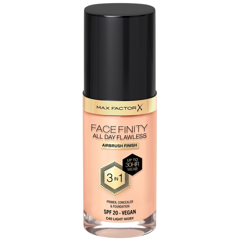 Max Factor Facefinity Flawless 3-In-1 Foundation Restage 30 ML - Light Ivory 040