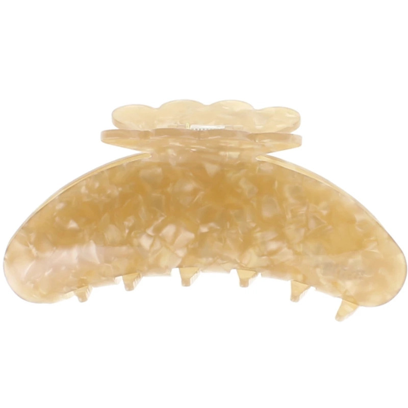 By Stær AGNES Hair Clip Large - Champagne Marble