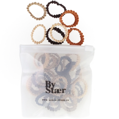 By Stær Mini Hair Elastics 25 Pieces - Mix 11