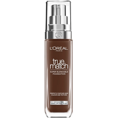 L'Oréal Paris Cosmetics True Match Foundation 30 ml - 12.N Ebony