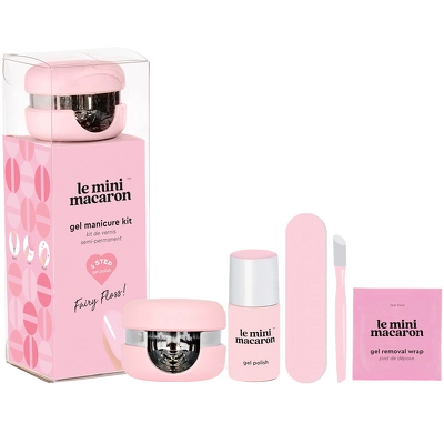 Le Mini Macaron Gel Manicure Kit - Fairy Floss