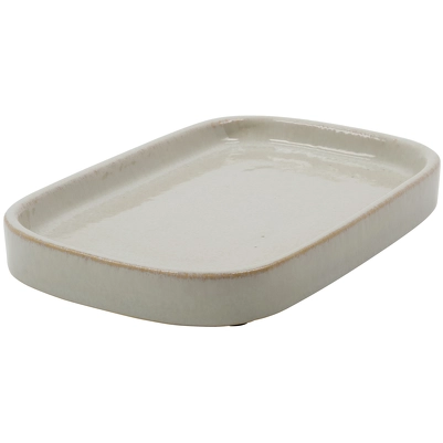 Meraki Datura Tray 3 x 24,5 x 16,5 cm - Shellish Grey