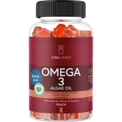 VitaYummy Omega 3 Peach 60 Pieces