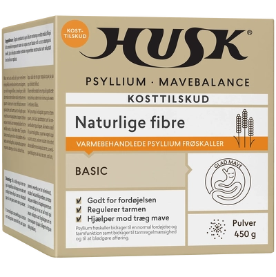 HUSK Psyllium Mavebalance Pulver 450 gr.