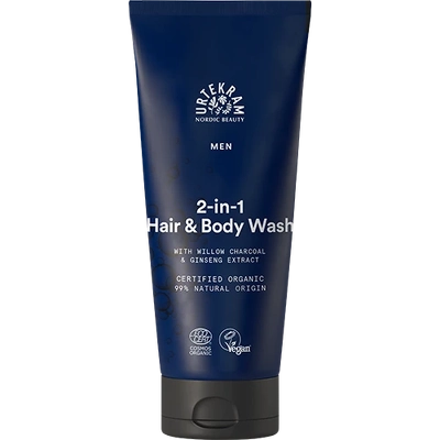 Urtekram Men 2-in-1 Hair & Body Wash 200 ml