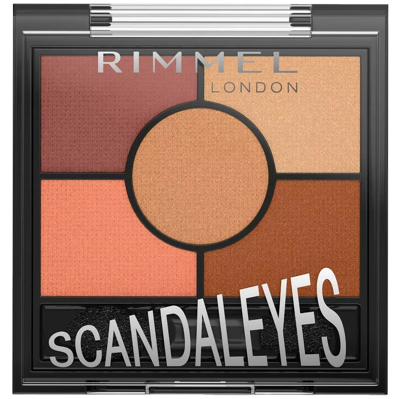 RIMMEL Scandal 5 Pan Palette Eyeshadow 3,8 gr. - 005 Sunset Bronze