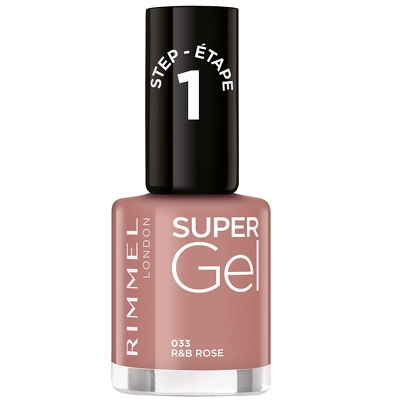 RIMMEL Super Gel Nail Polish 12 ml - 033 R&B Rose