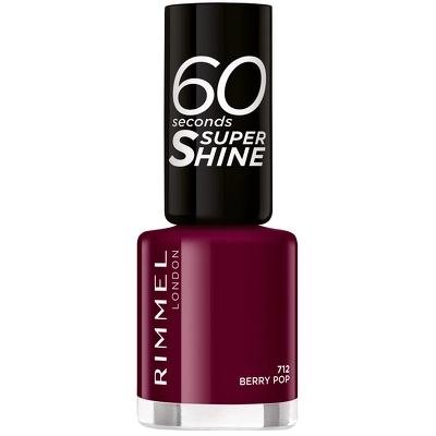 RIMMEL 60 Seconds Nail Polish 8 ml - 712 Berry Pop
