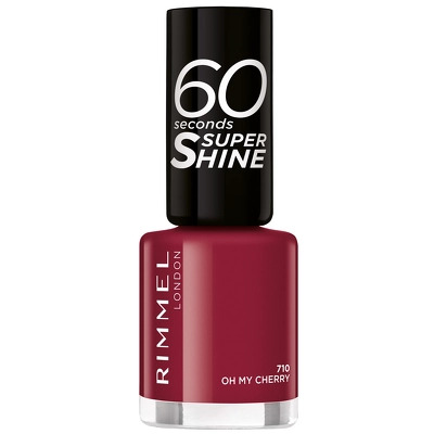 RIMMEL 60 Seconds Nail Polish 8 ml - 710 Oh My Cherry
