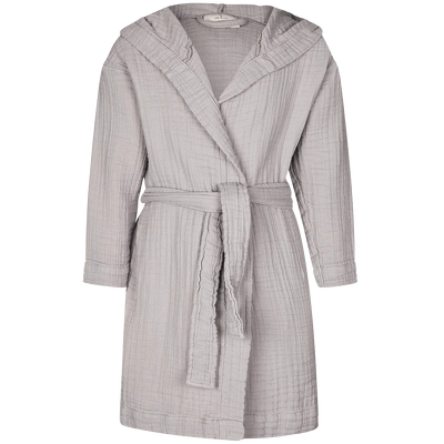 Lille Kanin Bathrobe Muslin 5-6 Years - Brown Smoke