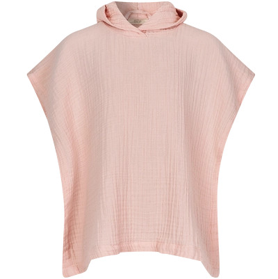 Lille Kanin Poncho Muslin 1-3 Years - Rose Smoke