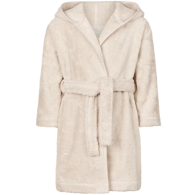 Lille Kanin Bathrobe Terry 3-4 Years - Vanilla Ice