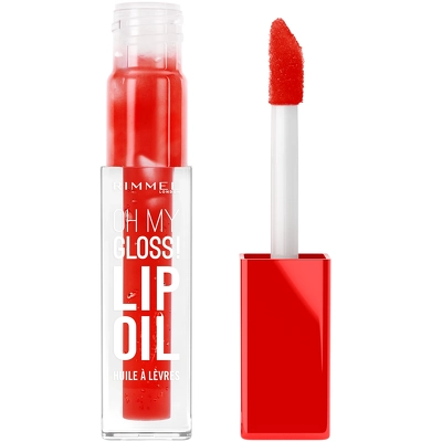 RIMMEL Oh My Gloss Lip Oil - 004 Vivid Red