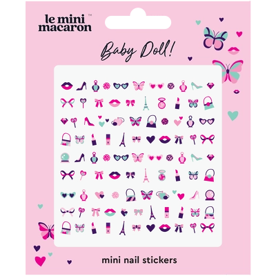 Le Mini Macaron Mini Nail Art Stickers - Baby Doll