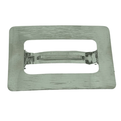 Beauty Flow Sille Square Clip - Silver