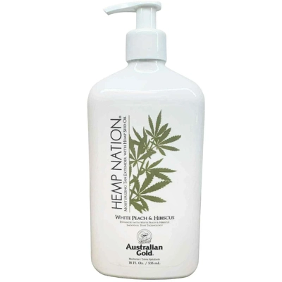 Australian Gold Hemp Nation Bodylotion White Peach & Hibiscus 535 ml