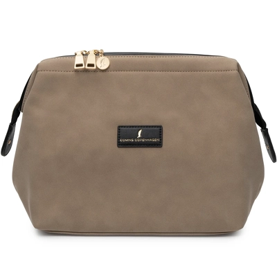 Coming Copenhagen Mia Toiletry Bag Large - Warm Taupe