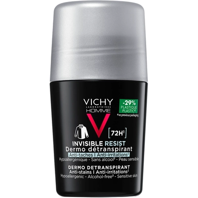 Vichy Homme Invisible Resist 72H Anti-Stain Roll-On 50 ml